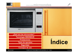 Microondas. - Hogar 2000