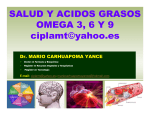 SALUD Y ACIDOS GRASOS OMEGA 3, 6 Y 9 ciplamt©yahoo.es