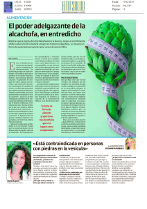 El poder adelgazante de la alcachofa, en entredicho