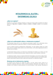 Intolerancia al gluten