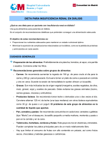 Hospital Universitario Ramón y Cajal Dirección Enfermera DIETA