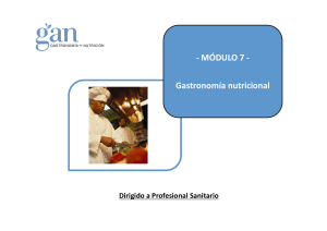 MÓDULO 7 - Gastronomía nutricional