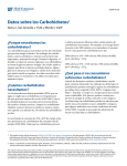 Datos sobre los Carbohidratos1 - EDIS