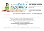 vegetariana 70% cruda - Escuela de Cocina Vegetariana