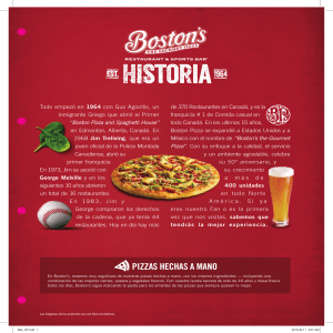 PIZZAS HECHAS A MANO