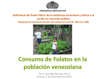 Consumo de ácido fólico en Venezuela