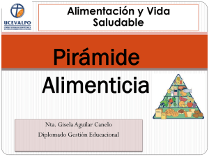 Pirámide Alimenticia - Módulo Alimentación y Vida Saludable