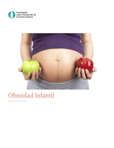 Obesidad Infantil - Enciclopedia sobre el Desarrollo de la Primera