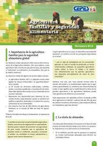 Agricultura familiar y seguridad alimentaria