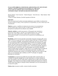 Resultados: el 97,6 % de los pacientes encuestados mencionó