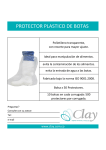 protector plastico de botas