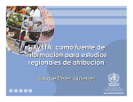 SIRVETA: como fuente de información para estudios regionales de