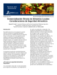 Comercializacion Directa de Alimentos Locales: Consideraciones