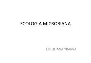 ecologia microbiana - Aula Virtual FCEQyN