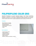 polipropileno color gris