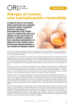Alergia al huevo: una complicación reversible - ORL