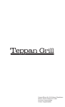 Menú Teppan Grill - Hyatt Regency Mexico City