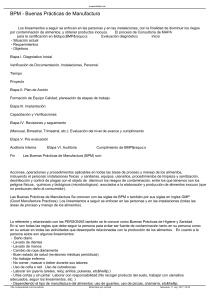BPM - Buenas Pr&aacute;cticas de Manufactura - mapacalidad.com