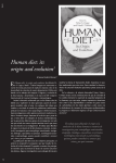 Human diet: its origin and evolution1