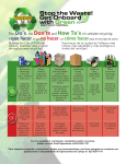 The Do`s, the Don`ts and How To`sof curbside recycling