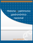 Historia y patrimonio gastronómico nacional