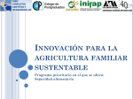 Innovación para la agricultura familiar sustentable
