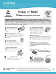 focus on fruits - Intermountain Healthcare