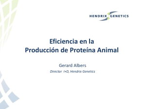 Eficiencia en la Producción de Proteína Animal
