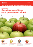 Cuestiones genéticas en el proceso nutricional