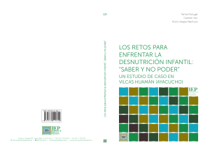 los retos para enfrentar la desnutrición infantil: “saber y no poder”