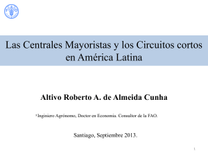 Las Centrales Mayoristas y los Circuitos cortos en América Latina