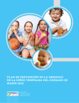 plan de prevención de la obesidad en la niñez