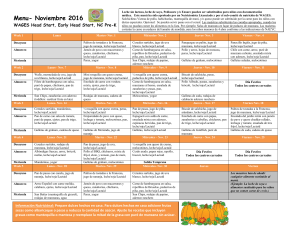 Menu- Noviembre 2016