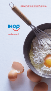 DESAYUNO/COMIDA/CENA