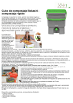 Bokashi Compostera orgánica de cocina con activador