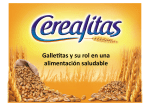 SIMPOSIO CEREALITAS Galletitas y su rol en una alimentación