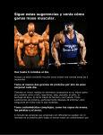 Como ganar masa muscular