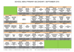 school menu primary-secondary. september 2015