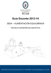 Guía Docente 2013-14 - Instituto Superior de Formación Profesional