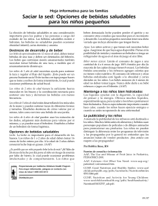 Saciar la sed: Opciones de bebidas saludables para los niños