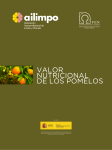 valor nutricional de los pomelos