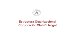 Estructura Organizacional Corporación Club El Nogal