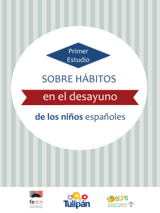 Primer estudio sobre hábitos en el desayuno de los niños españoles