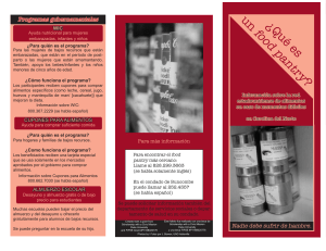 que es un food pantry