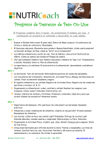 Programa de Descenso de Peso On-Line