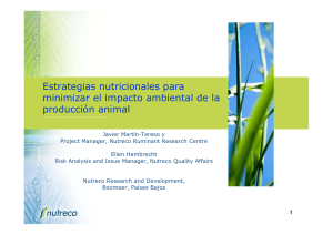 Estrategias nutricionales para g p minimizar el impacto ambiental de