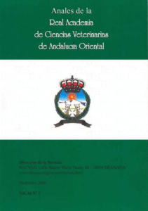 Anales de la Real Academia de Ciencias Veterinarias de Andalucía