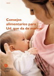 Consejos alimentarios para Ud. que da de mamar