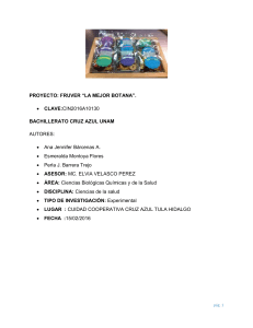 FRUVER “LA MEJOR BOTANA”.