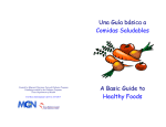 Una Guía básica a Comidas Saludables A Basic Guide to Healthy